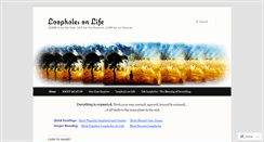 Desktop Screenshot of loopholesonlife.com