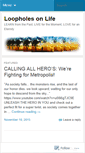 Mobile Screenshot of loopholesonlife.com